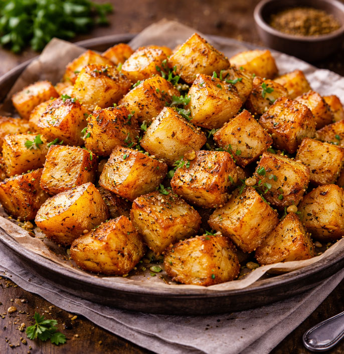 Cumin Spiced Roast Potatoes