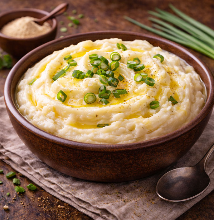 Onion-Flavoured Mashed Potatoes