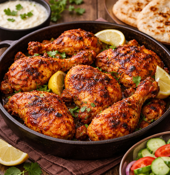 Mango Pickle Chicken Roast