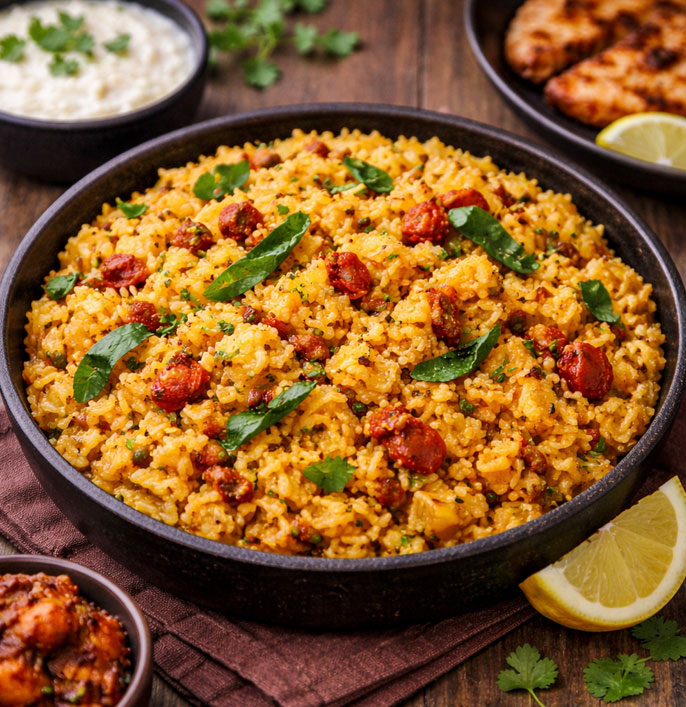 Zesty Lime Pickle Rice