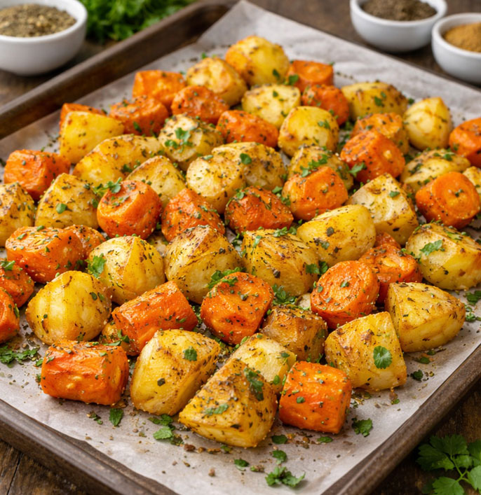 Fennel Spiced Roasted Vegetables