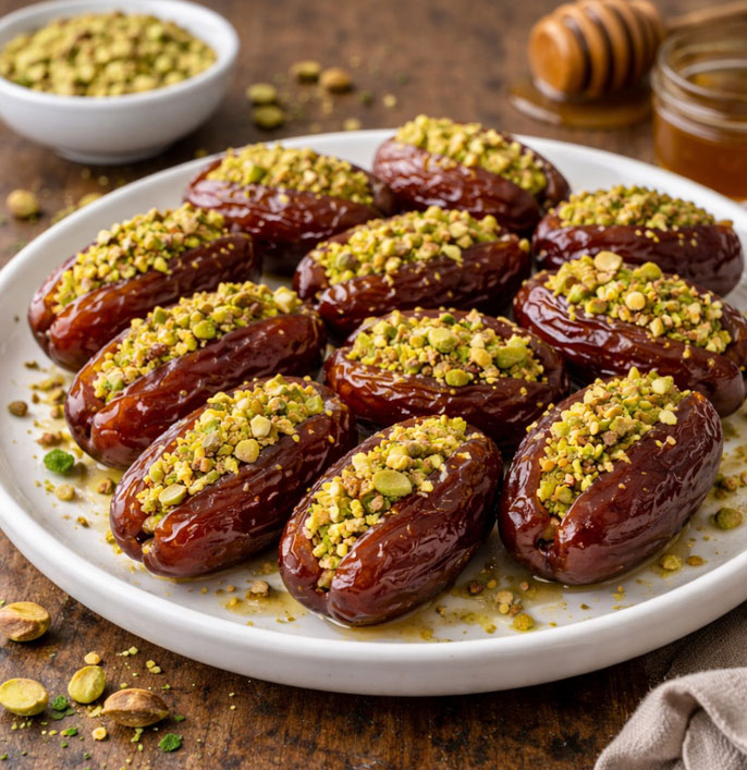 Pistachio Stuffed Dates