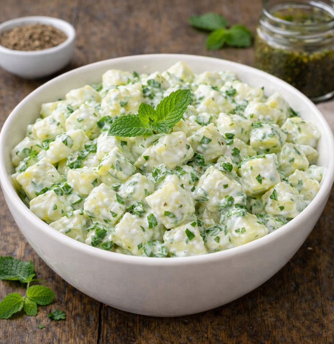 Mint Sauce Potato Salad