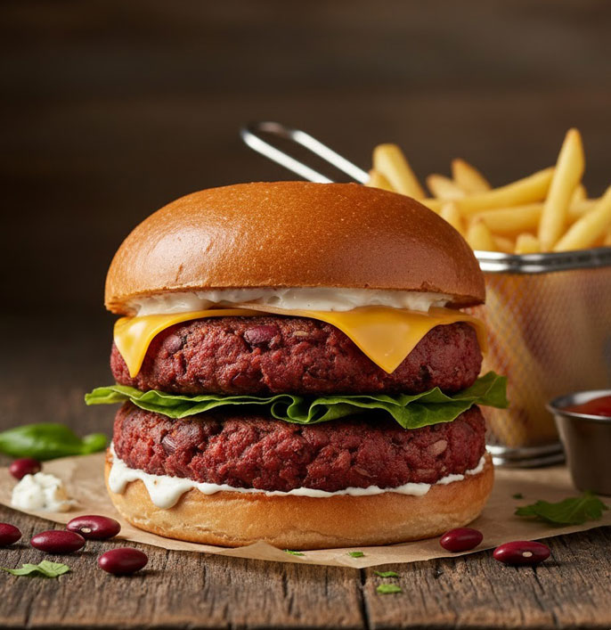 Red Kidney Bean Burgers