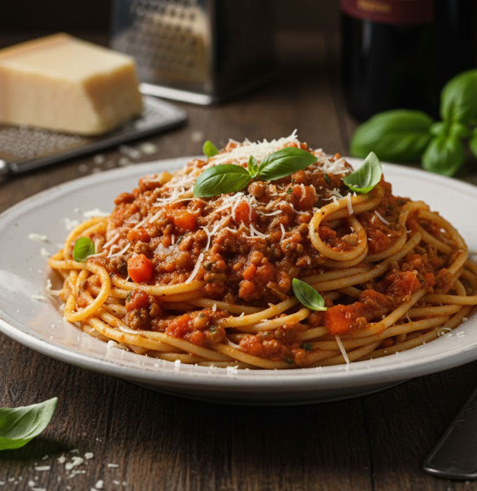 Red Lentil Bolognese