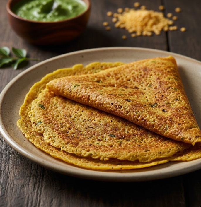 Moong Dal Dosa