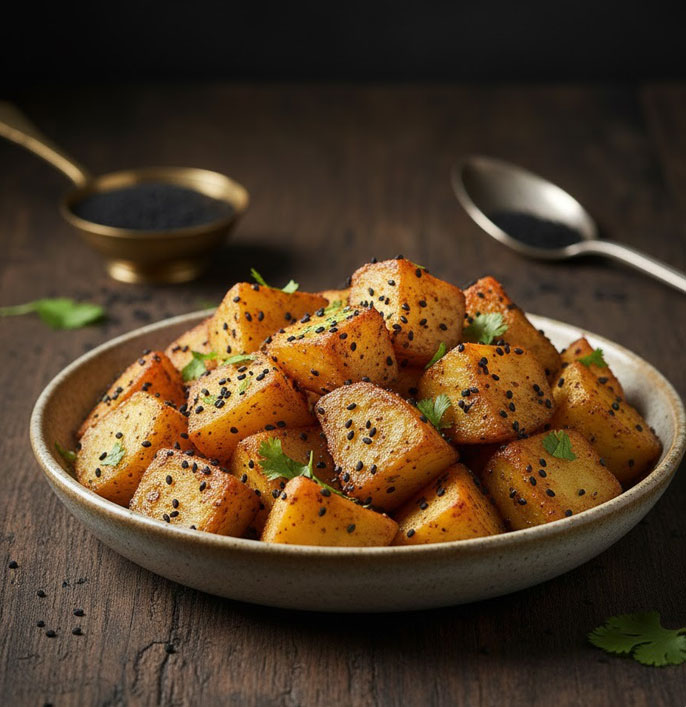 Kalonji Potato Stir-Fry