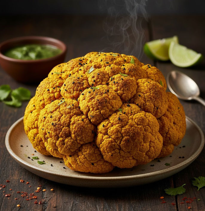 Kalonji Roasted Cauliflower