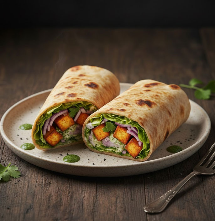 Paneer Tikka Wrap
